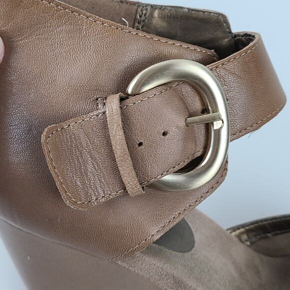 Aerosoles Soundsystem nude peep toe wedge shooties,, 7.5M - Picture 6 of 11